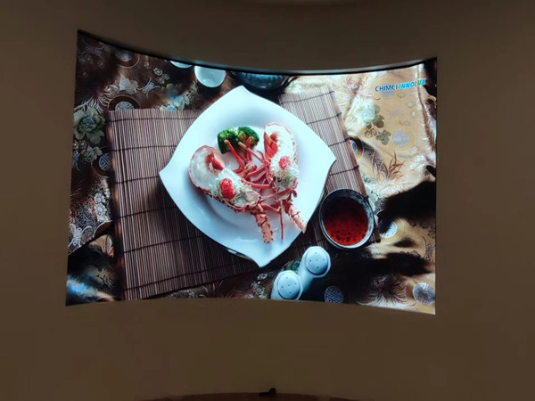 宝清室内P2.5弧形LED屏